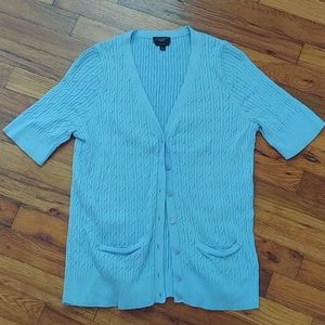 Talbots short-sleeved cardigan